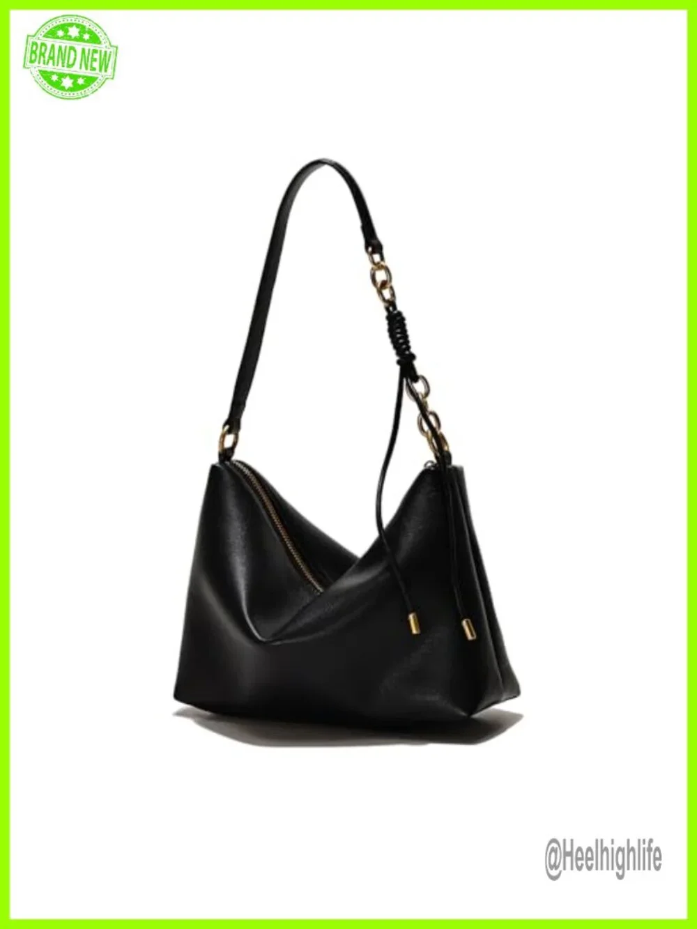 Small Shoulder Bag Soft Vegan Leather Hobo Crossbody with Adjustable Strap